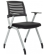 Стул Бюрократ X-Click (с подлокотниками на ножках, серый металл, до 100кг, ) Черный