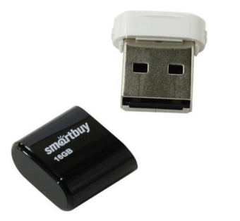 Флешка 16Gb SmartBuy Lara USB Black