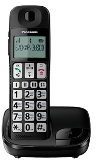 Радиотелефон Panasonic DECT KX-TGE 110 RUB (черный)