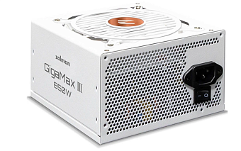 Блок питания 850W Zalman ZM850-GV3 WH 120mm, 80 PLUS Bronze, белый