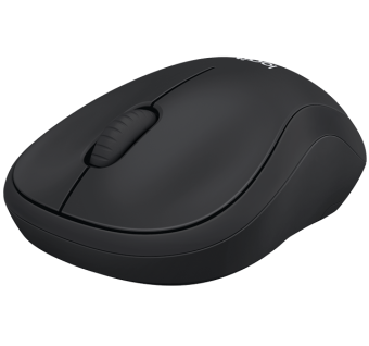 Мышь беспроводная Logitech B220 Wireless Silent черный