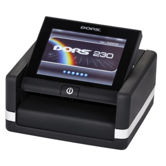 Детектор банкнот Dors 230 (ЖК-3,5, 3 вида детекции, мультивалютный, черный)
