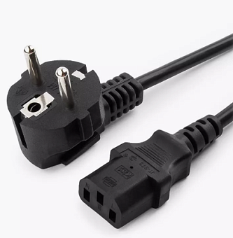 Кабель питания 220V  1.8м, Schuko- C13, 16А, Cablexpert черный