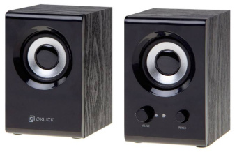 Акустическая система OKLICK OK-160 (2x3W, питание от USB) черный