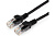 Кабель патч-корд Patch cord кат.5e 10.0м, Cablexpert, многожильный, чёрный