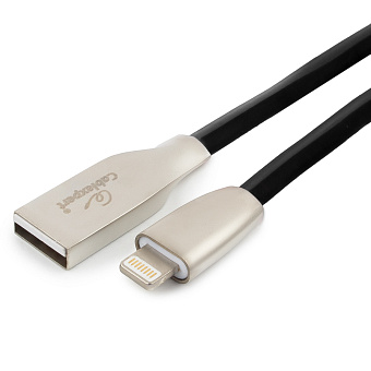 Кабель USB-A < - > Lightning, 3.0м, Cablexpert, серия Gold, блистер, черный
