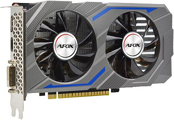 Видеокарта 4Gb AFOX AF1650-4096D6H1-V8 (GTX1650) GDDR6 128bit DP DVI HDMI