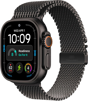 Смарт-часы Apple Watch Ultra 4 49mm Black Titanium Milanese Loop