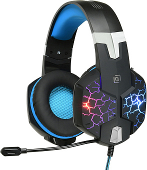 Наушники проводные Oklick HS-L930G Snorter (мониторные полноразмерные, 20-20 000 Гц, 105дБ, звук 7.1, 2м, USB)