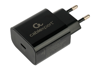 Сетевое зарядное устройство Cablexpert MP3A-PC-45 20W QC3.0/PD USB Type-C черный