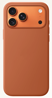Чехол для смартфона Apple iPhone 17 Pro 6.3" Silicone Case (Button/Magsafe) Terra Cotta (коричневый)