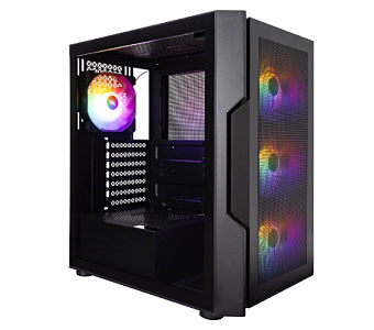 Корпус 1STPLAYER TRILOBITE T7-P LED ATX чёрный