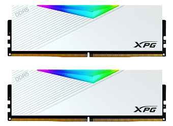 Модуль памяти DDR5 32Gb 7200MHz ADATA XPG Lancer White RGB (Kit of 2)