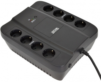 ИБП Powercom Spider  SPD-850N 850 ВА (8 х Euro розеток: 4 с резервным питанием, 4 с фильтрацией)