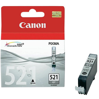 Картридж струйный Canon CLI-521GY для PIXMA 980/990, серый