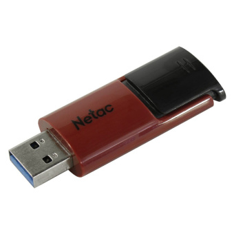 Флешка 64Gb Netac U182 USB3.0 выдвижной, чёрный