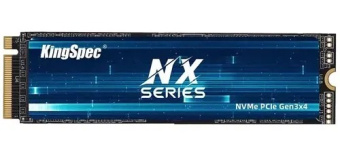 Накопитель SSD M.2 256Gb KingSpec NX-256 (PCI-E 3.0 x4, 3200/1600 Мбайт/сек)