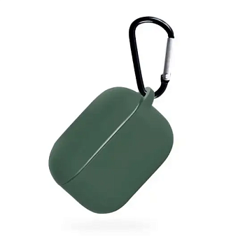 Чехол для наушников Apple Airpods Pro 3 - Gurdini soft touch c карабином, сосновый лес