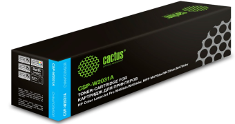 Картридж лазерный Cactus CSP-W2031A для HP LJ M454/MFP M479 голубой