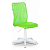 Кресло Бюрократ KD-9 (сетка/ткань, без мех. качания, крест. пластик, до 80 кг) Салатовый