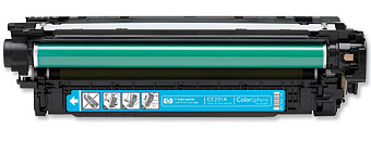 Картридж лазерный HP 504A (CE251A) для HP CP3525/CM3530, 7000 стр. синий