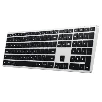 Клавиатура беспроводная Satechi Slim X3 Bluetooth Keyboard серебристый