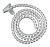 Кабельный органайзер Buro BHP CG22S Spiral Hose 20x2000mm Silver