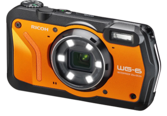 Цифровая фотокамера Ricoh WG-6 GPS оранжевый