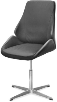 Кресло Мелоди HX4, экокожа чёрная CN1114