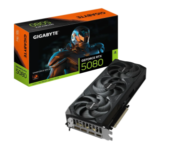 Видеокарта 16Gb Gigabyte GV-N5080WF3-16GD (RTX5080) GDDR7 256bit HDMI DP