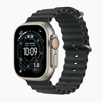 Смарт-часы Apple Watch Ultra 3 49mm Natural Ocean Band Black (натурально/черный)