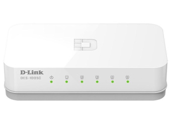 Коммутатор 5 port D-Link DES-1005C 100 Мбит/сек