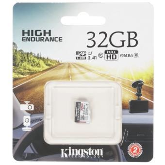 Карта памяти microSD 32Gb Kingston microSDHC CLASS 10 High Endurance UHS-I A1 (95/30 MB/s)