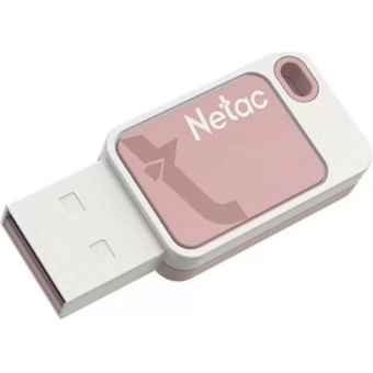 Флешка .64Gb Netac UA31 USB2.0, пластик, розовая