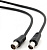 Кабель коаксиальный TV (m) < - > TV (f) 1.8m, Cablexpert, телевизионный, удлинительный, черный