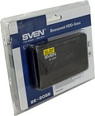 Внешний контейнер USB2.0 -> SATA 2.5", Sven SE-205E алюминий, чёрный