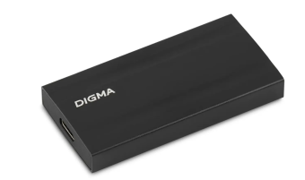 Внешний накопитель SSD 256Gb Digma MEGA X 1.8" темно-серый