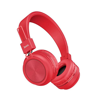 Наушники беспроводные HOCO W25 Bluetooth, красный