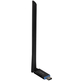 Сетевая карта USB2.0 Tenda U10 802.11ac, 5 ГГц, 633 Мбит/с, черный