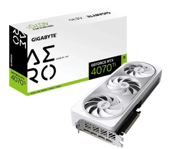 Видеокарта 12Gb GIGABYTE GV-N407SAERO OC-12GD (RTX4070Super) GDDR6X 192bit HDMI DP