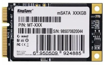 Накопитель SSD mSATA 512Gb KingSpec MT Series (SATA, 560/540 Мбайт/сек)
