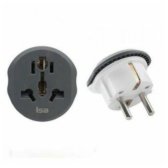 Переходник для розетки EU, US, UK, CN в RU, ISA ad01