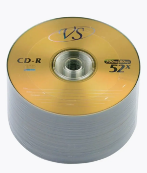 Диск CD-R 700 Mb VS 52x Bulk (50шт.)