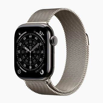 Смарт-часы Apple Watch Series 11 42mm Titanium Milanese Loop Natural