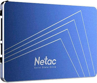Накопитель SSD SATA 128Gb Netac N600S (TLC, 560/520 Мбайт/сек, 70 TBW)