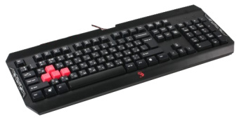 Клавиатура проводная A4Tech Bloody Q100 черный