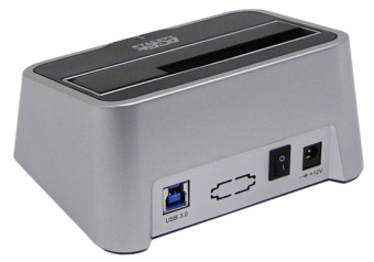 Док-станция AgeStar 3CBT2 (2.5"/3.5" HDD, e-SATA, блок питания) Silver