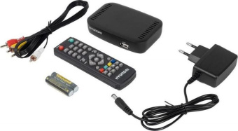 Тюнер TV Hyundai H-DVB460 DVB-T2, черный
