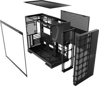 Корпус Geometric Future Model 5 Vent ARGB ATX чёрный