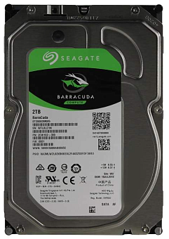 Жесткий диск SATA 2Tb Seagate Barracuda 5400rpm 256Mb SATA-3